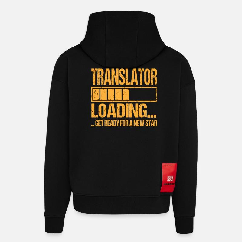 Übersetzer loading Übersetzer Ausbildung - Hoodie- made by SPREAD  - SOLID BLACK