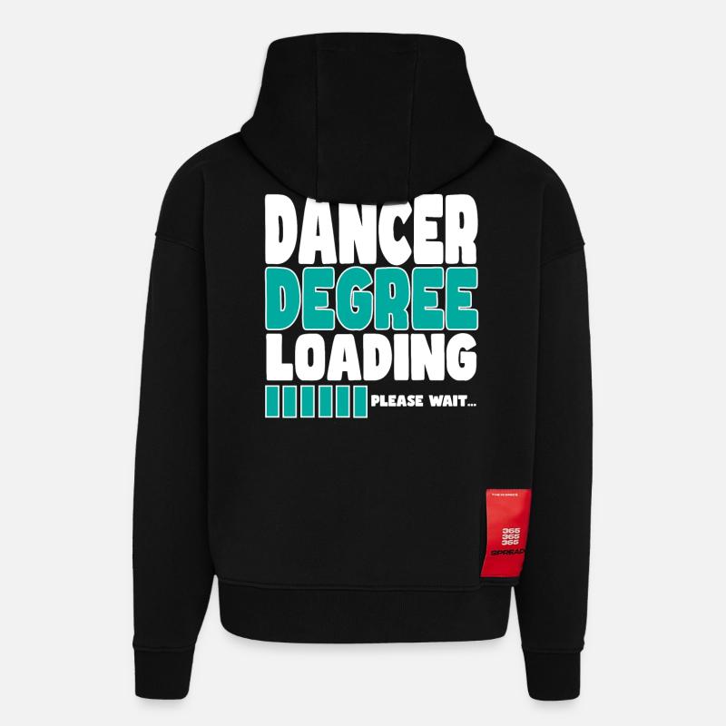 Dancer invites training - Hoodie- made by SPREAD  - SOLID BLACK