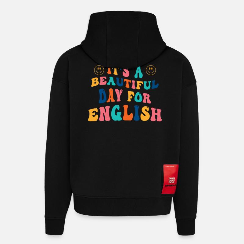 Englisch Studiengang Englischlehrerin - Hoodie- made by SPREAD  - SOLID BLACK