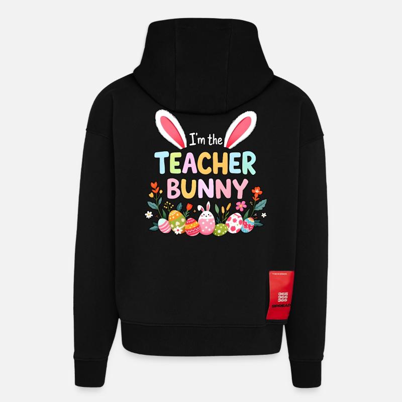 Ich bin der Lehrerhase - Hoodie- made by SPREAD  - SOLID BLACK