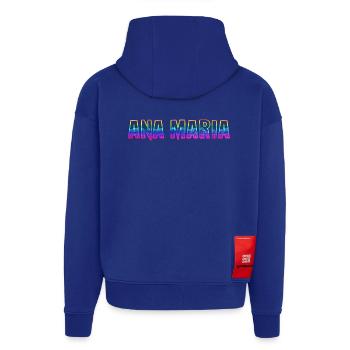 Ana Maria RS Rainbow - Hoodie- made by SPREAD  - SOLID BLACK - Back