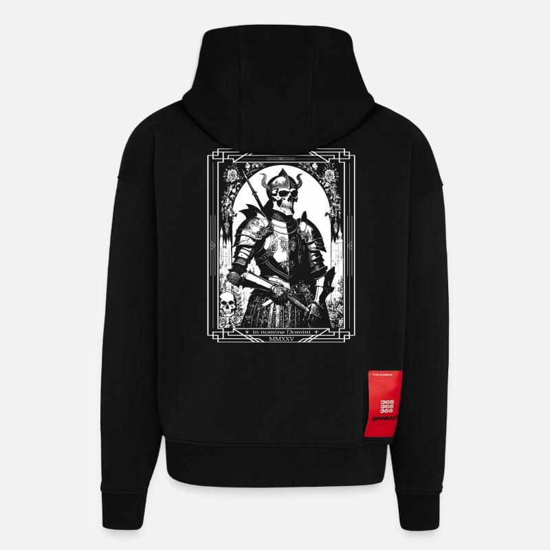 à nomine - Sweat à capuche bio épais oversize fabriqué en UE - SOLID BLACK