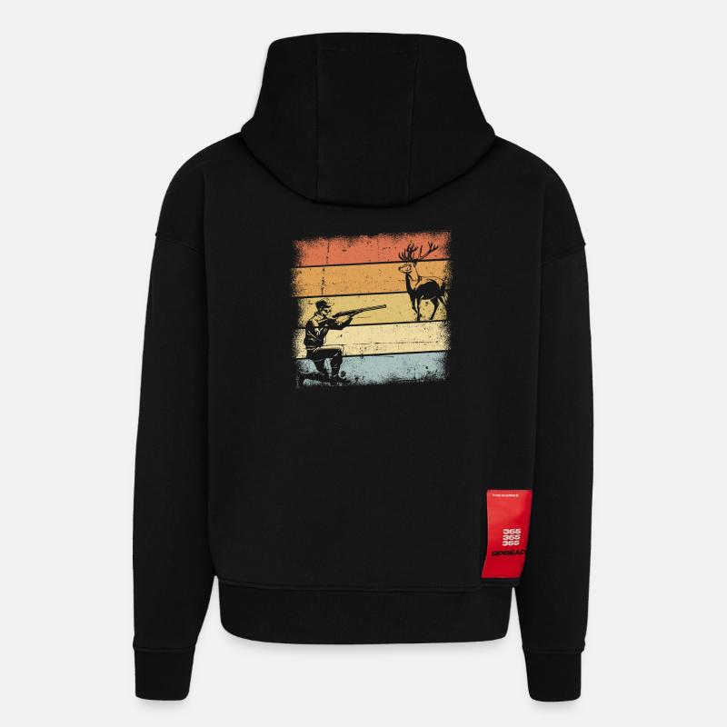 Jäger Geschenke - Hoodie- made by SPREAD  - SOLID BLACK