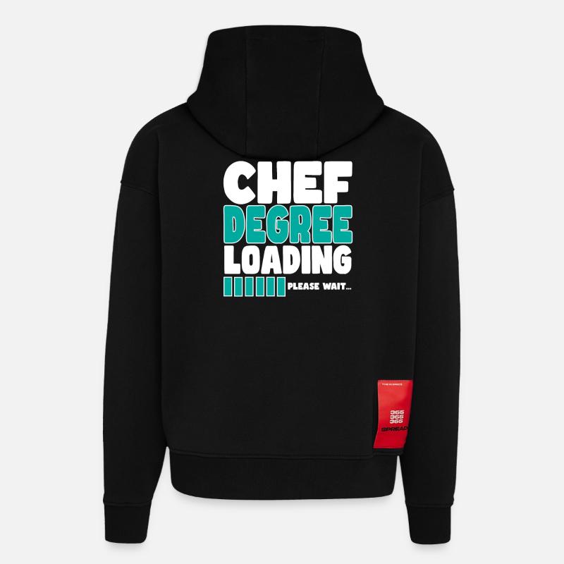 Chef invites training - Hoodie- made by SPREAD  - SOLID BLACK