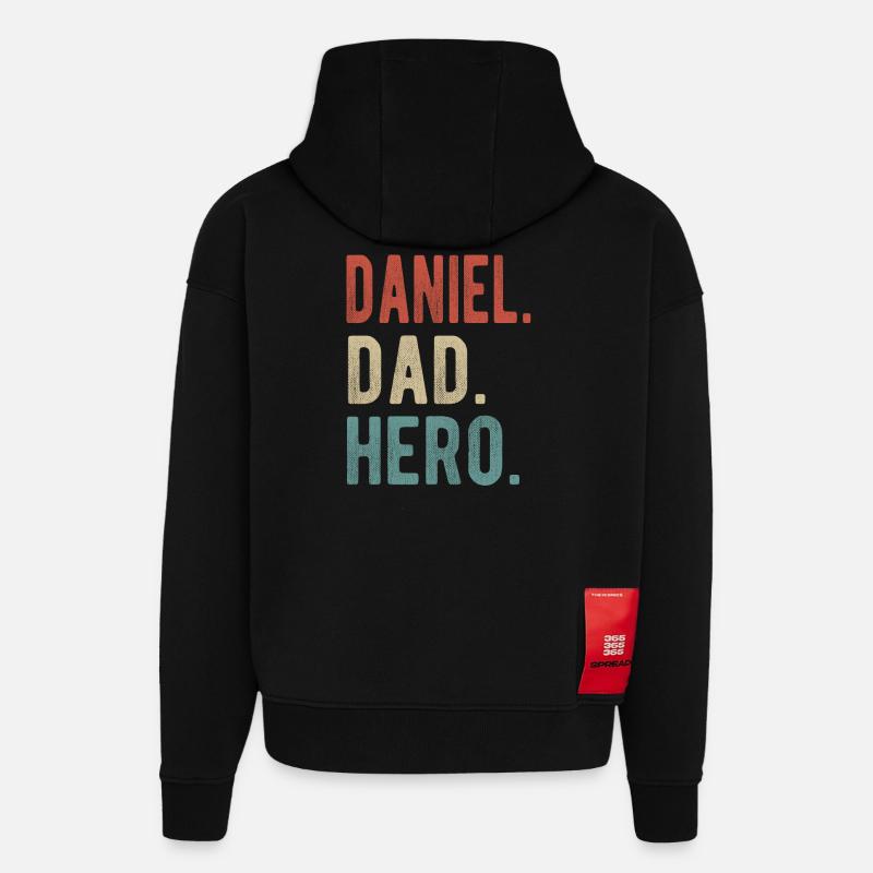 Daniel Papa Held - Hoodie- made by SPREAD  - SOLID BLACK