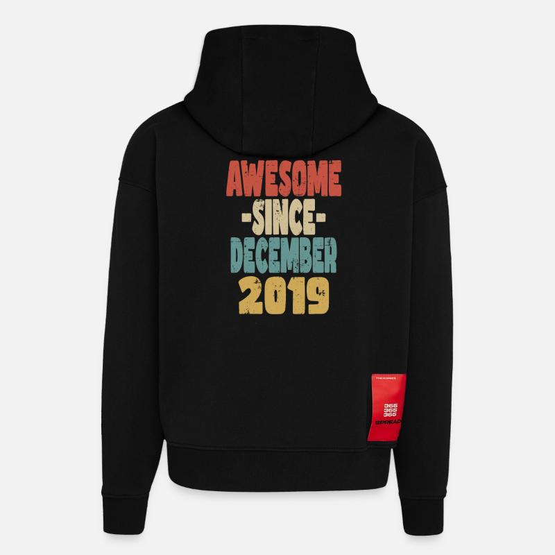 Fantastischer Dezember 2019 - Hoodie- made by SPREAD - SOLID BLACK