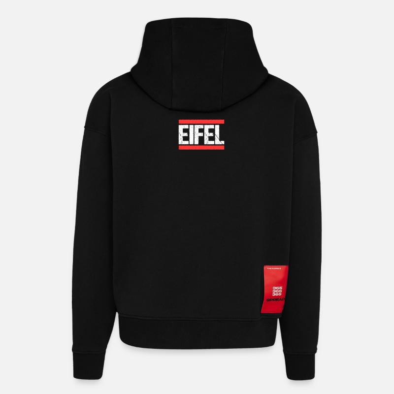 Eifel - Hoodie- made by SPREAD  - SOLID BLACK