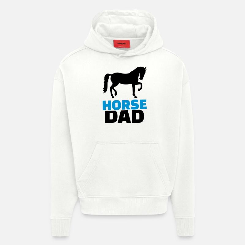 Pferd - Hoodie- made by SPREAD - OFF WHITE