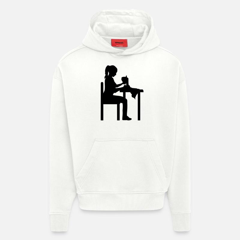 Nähen - Hoodie- made by SPREAD  - OFF WHITE