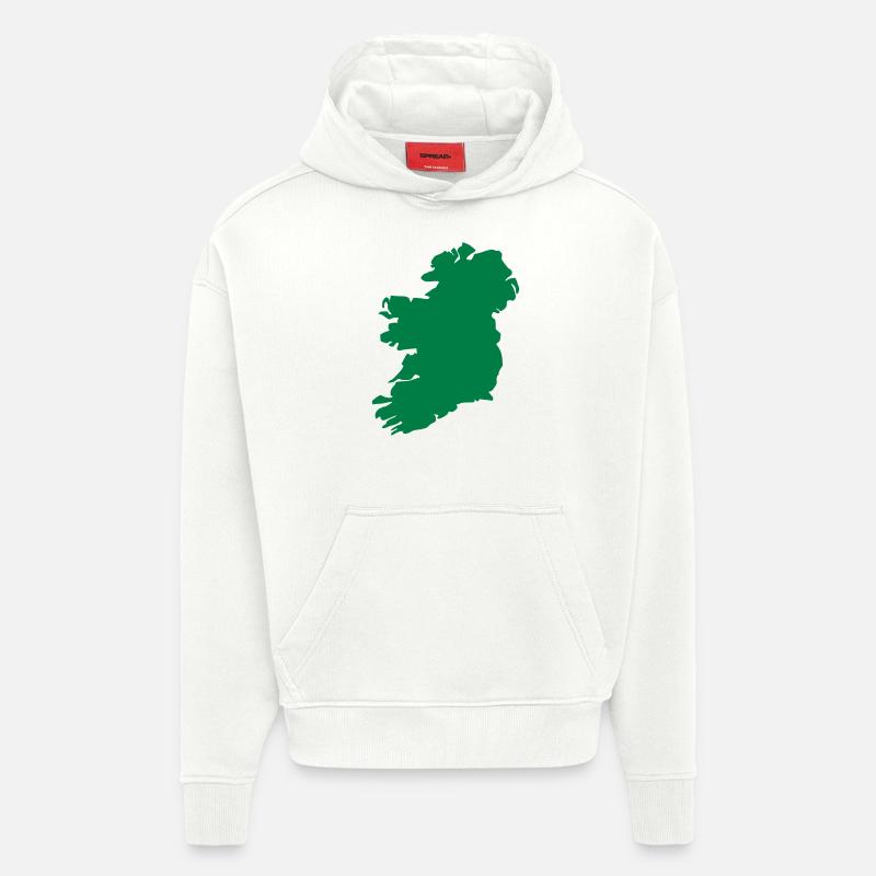 Irland - Hoodie- made by SPREAD - OFF WHITE