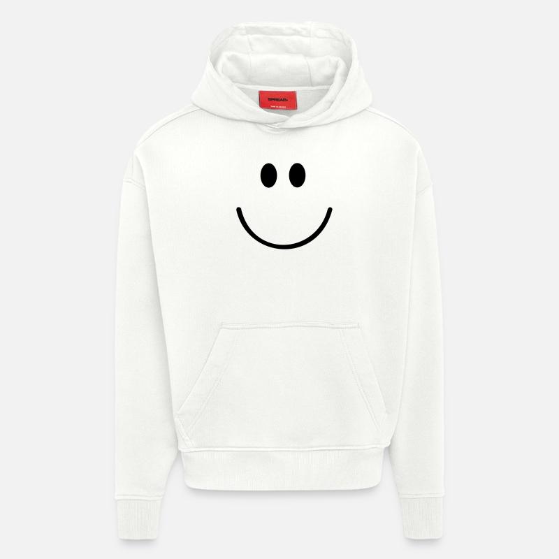 Gesicht - Hoodie- made by SPREAD  - OFF WHITE