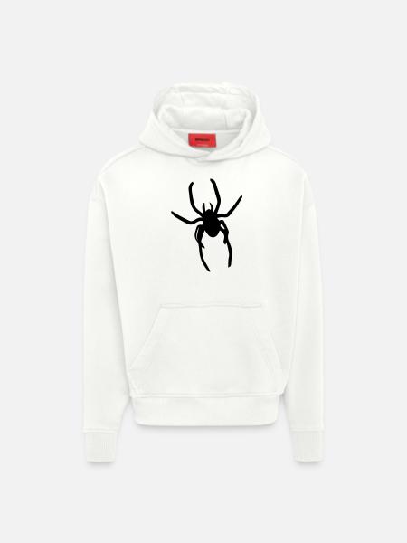 spider - Hoodie- made by SPREAD  - OFF WHITE