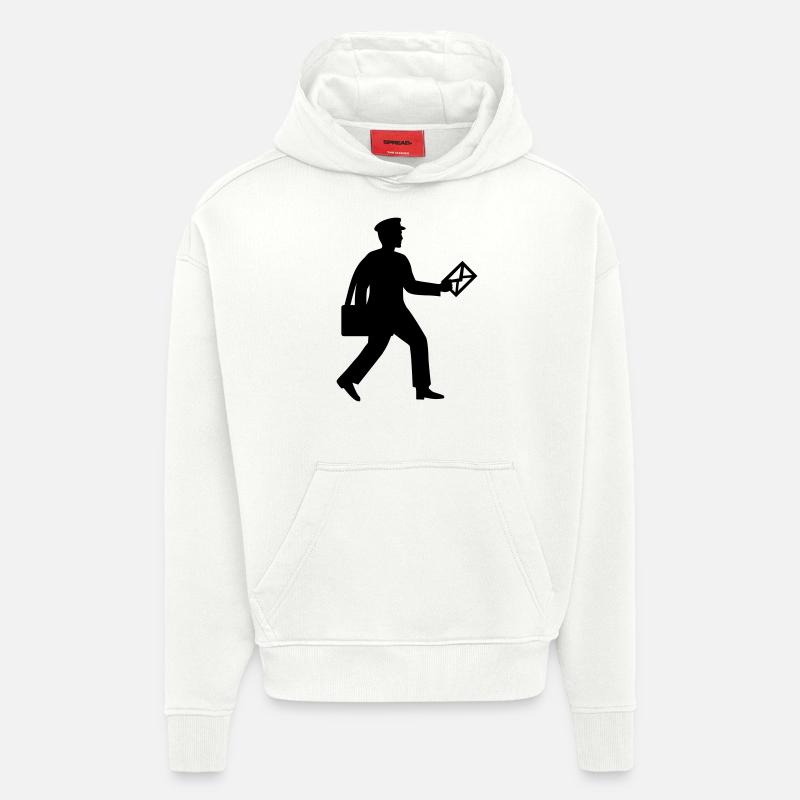 Briefträger - Hoodie- made by SPREAD  - OFF WHITE