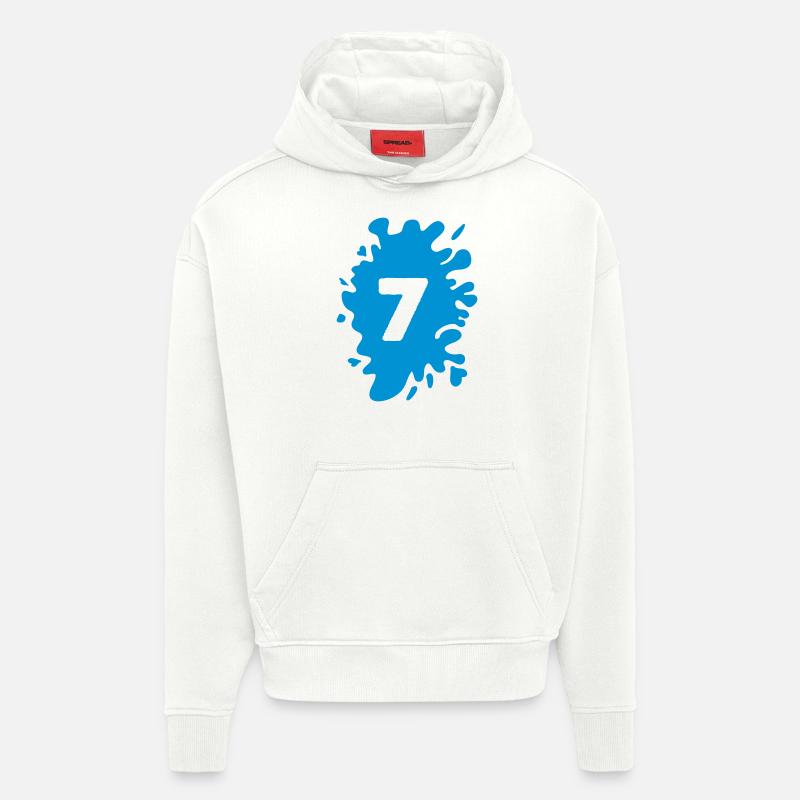 klecks 7 - Hoodie- made by SPREAD  - OFF WHITE