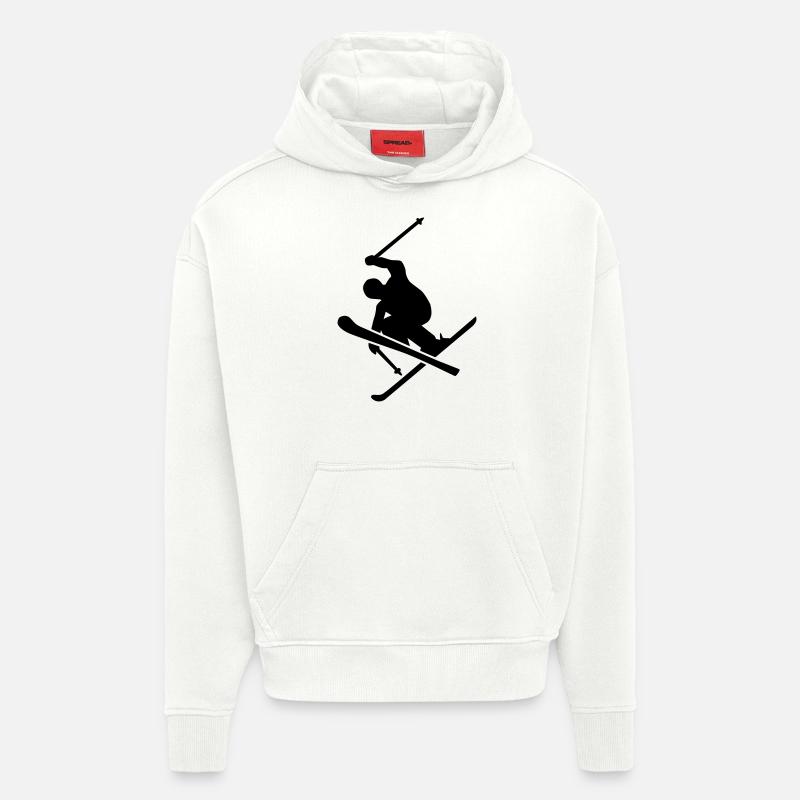 Ski - Hoodie- made by SPREAD  - OFF WHITE