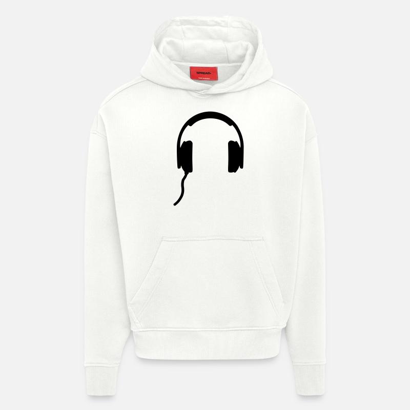 Kopfhörer - Hoodie- made by SPREAD  - OFF WHITE