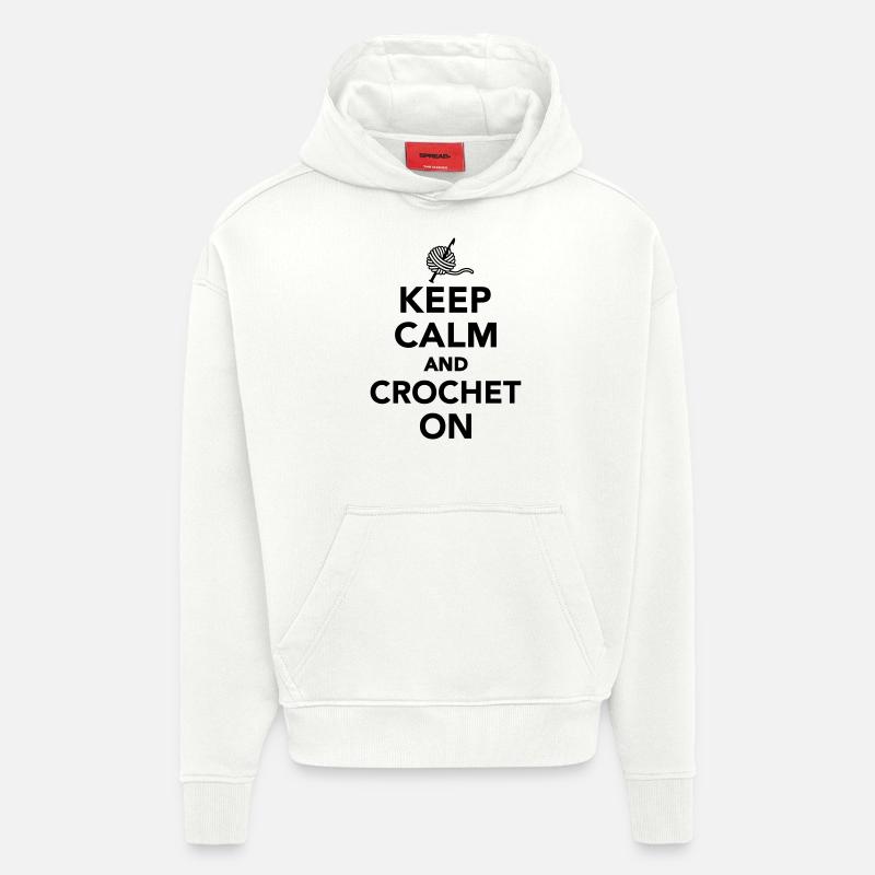 Häkeln - Hoodie- made by SPREAD  - OFF WHITE