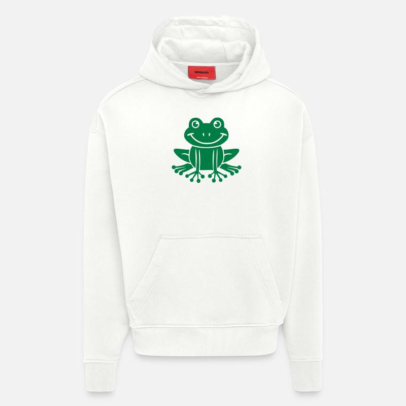 Frosch - Hoodie- made by SPREAD  - OFF WHITE