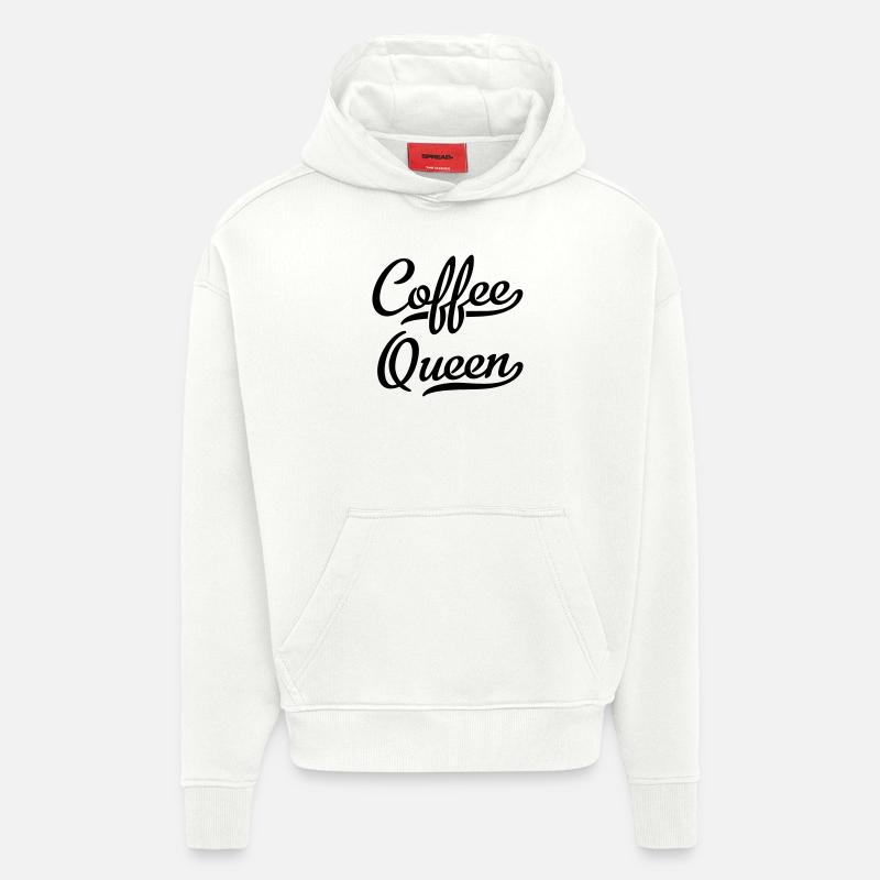Kaffee - Hoodie- made by SPREAD - OFF WHITE