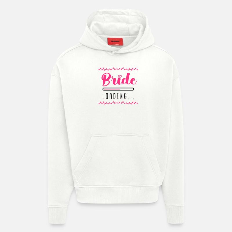 bride loading - Hoodie- made by SPREAD  - OFF WHITE