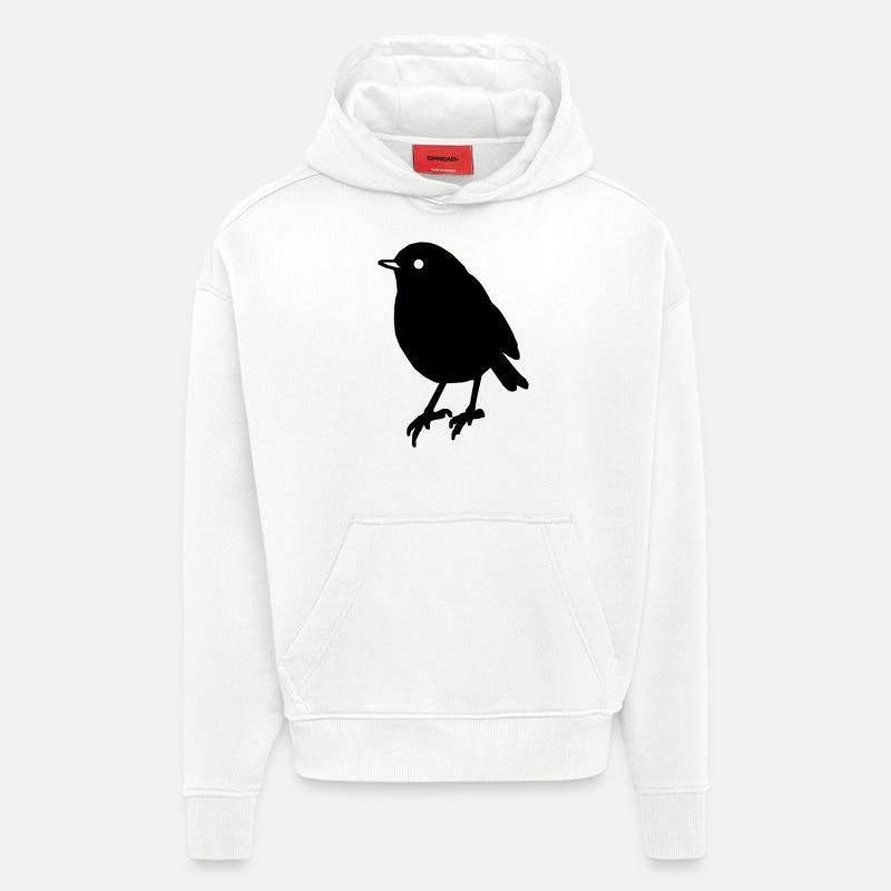 Vogel Bird Geschenk Geschenkidee - Hoodie- made by SPREAD  - OFF WHITE