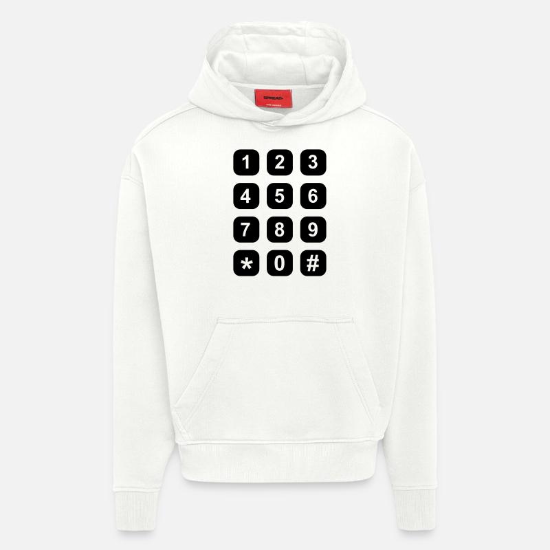 Telefon - Hoodie- made by SPREAD - OFF WHITE