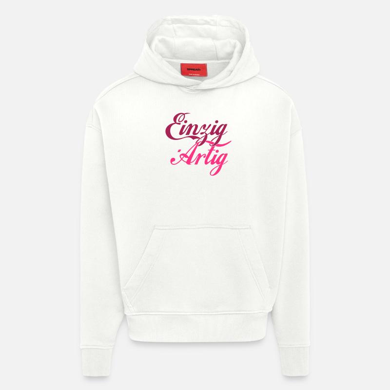 Einzig Artig - Hoodie- made by SPREAD  - OFF WHITE