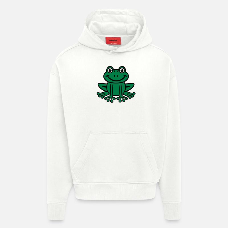 Frosch - Hoodie- made by SPREAD  - OFF WHITE