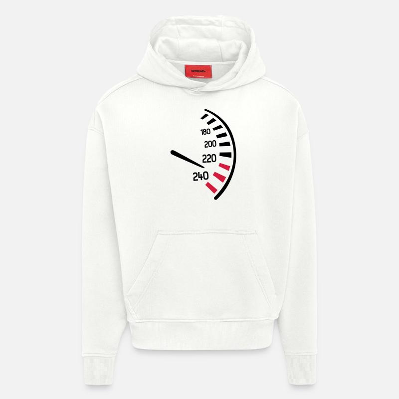 Tacho - Hoodie- made by SPREAD  - OFF WHITE