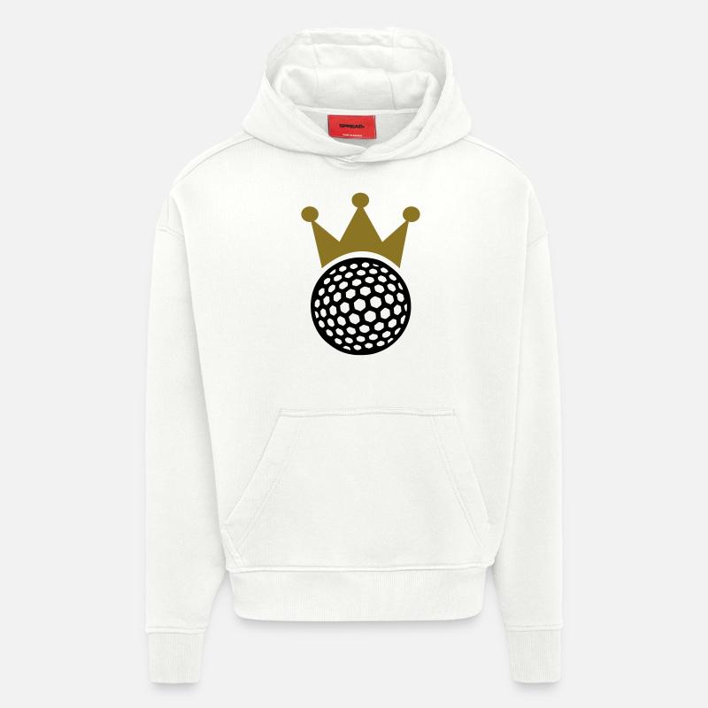 Golf - Sweat à capuche bio épais oversize fabriqué en UE - OFF WHITE