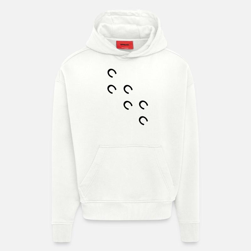 pferd - Hoodie- made by SPREAD  - OFF WHITE