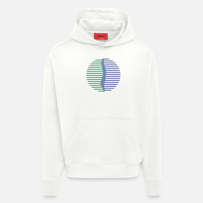 Wirbelsäule Kreis - Hoodie- made by SPREAD  - OFF WHITE