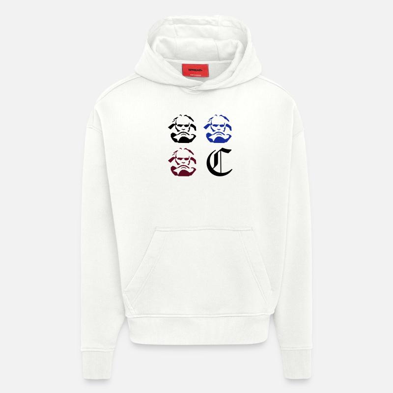 3Charlies_4_Chemnitz - Hoodie- made by SPREAD  - OFF WHITE