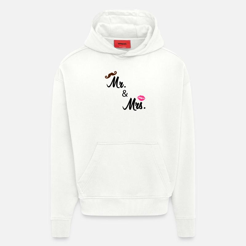 M. et Mme 02 - Sweat à capuche bio épais oversize fabriqué en UE - OFF WHITE