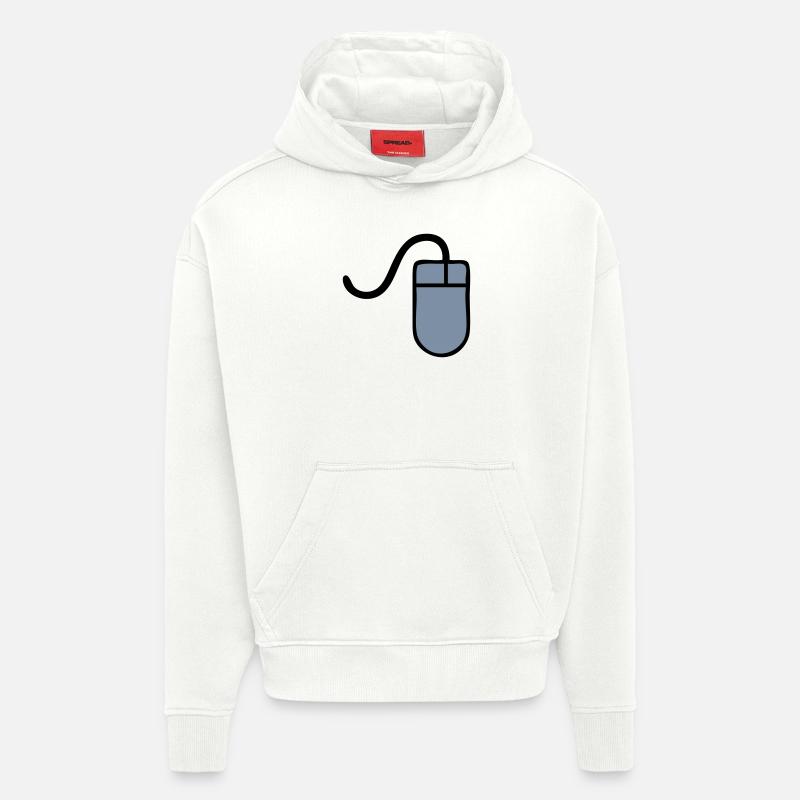 Maus - Hoodie- made by SPREAD  - OFF WHITE