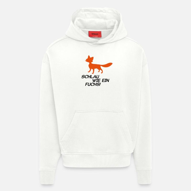 fuchs2 - Hoodie- made by SPREAD - OFF WHITE