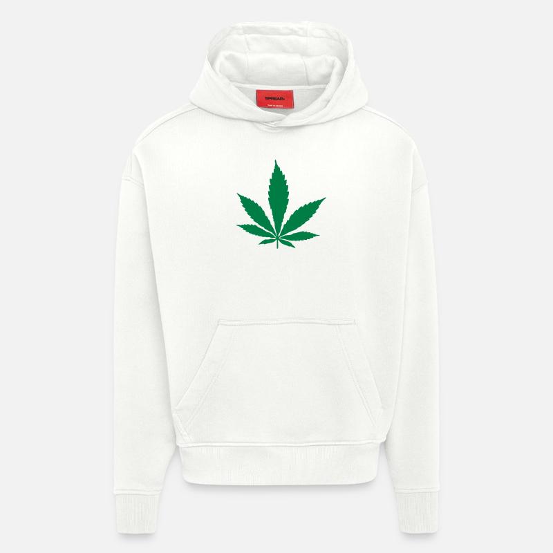 Hemp - Sweat à capuche bio épais oversize fabriqué en UE - OFF WHITE