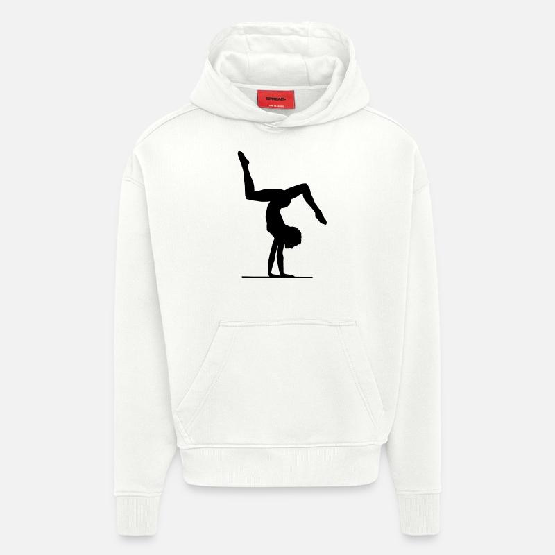 Kunst & Bodenturnen - Hoodie- made by SPREAD  - OFF WHITE