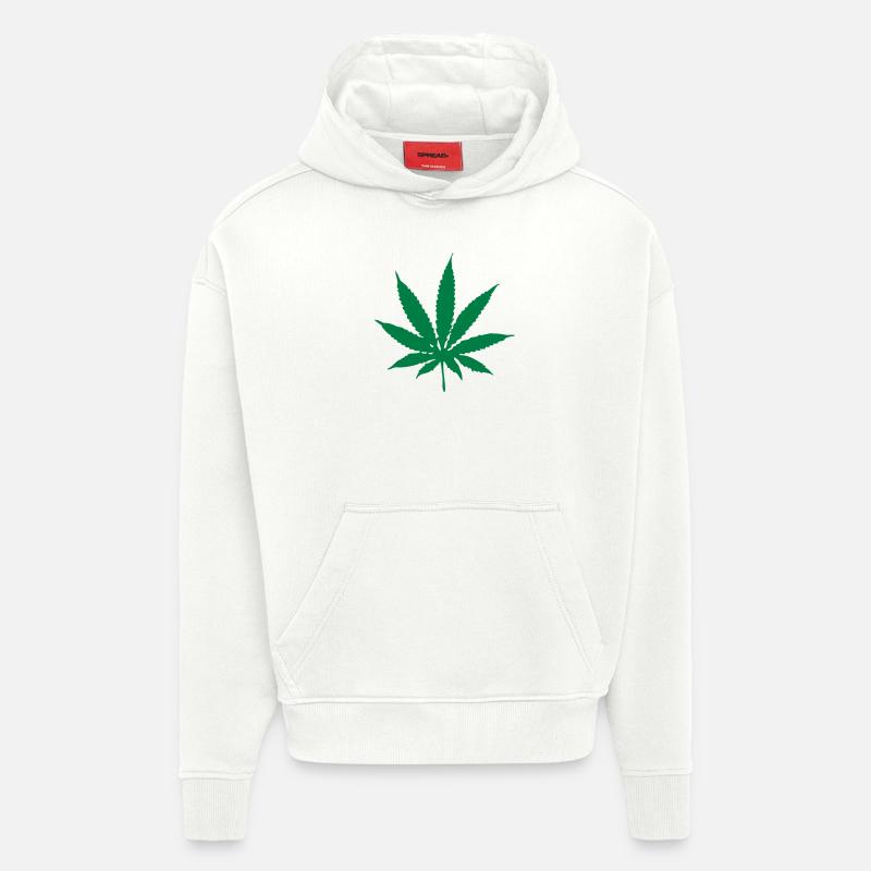gras_1c - Sweat à capuche bio épais oversize fabriqué en UE - OFF WHITE