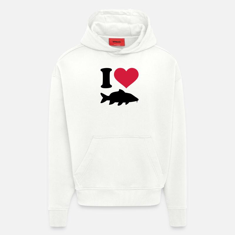 Karpfen - Hoodie- made by SPREAD  - OFF WHITE