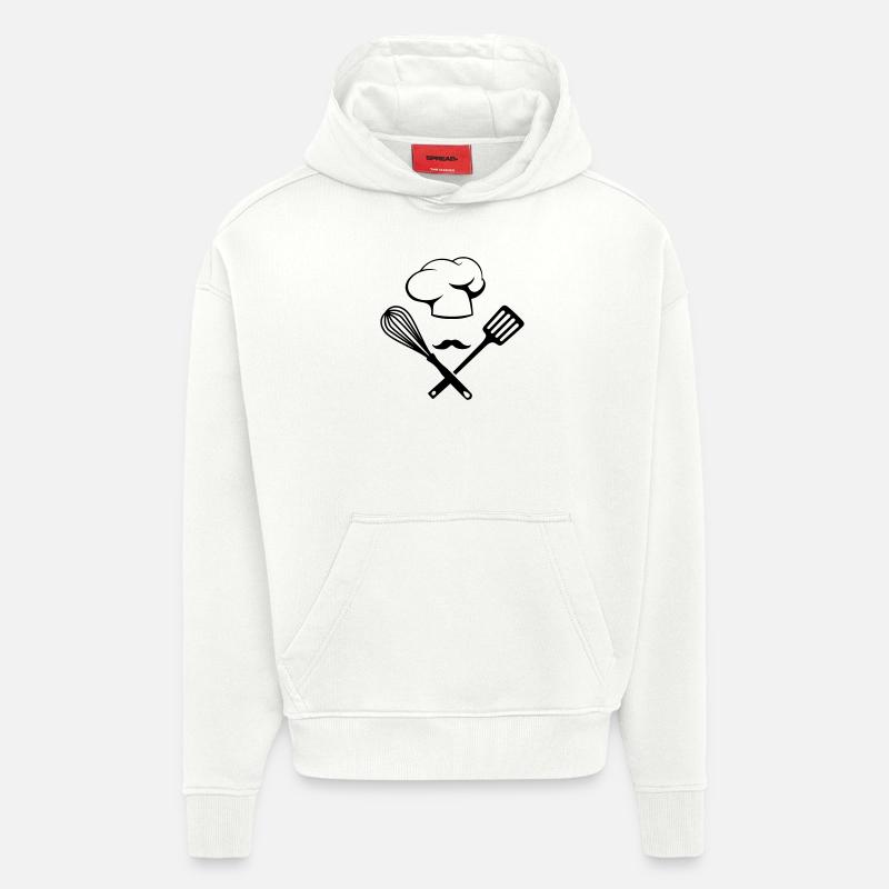 Koch Chef - Hoodie- made by SPREAD  - OFF WHITE