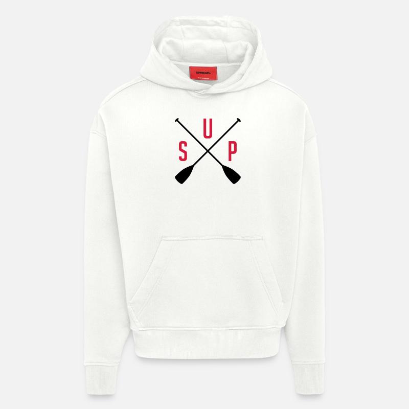 SUP - Hoodie- made by SPREAD  - OFF WHITE