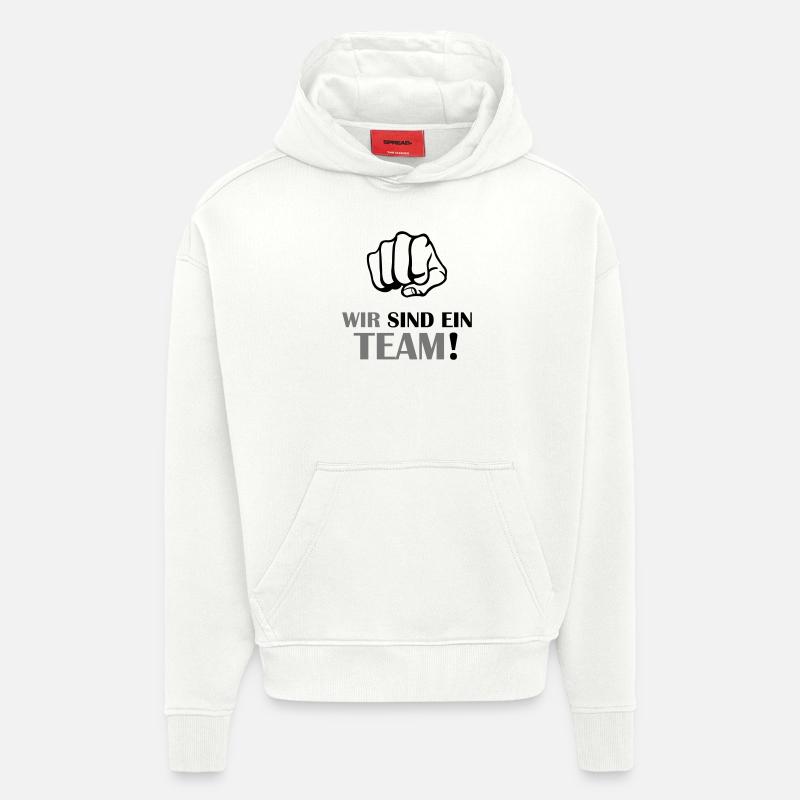 faust_wir_sind_ein_team_2 - Hoodie- made by SPREAD  - OFF WHITE