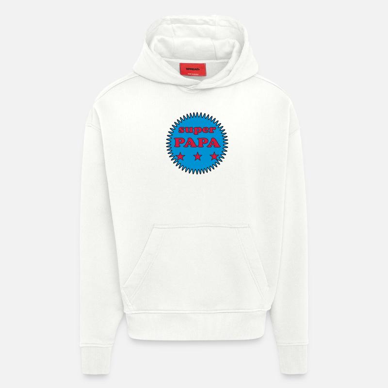 PAPA - Hoodie- made by SPREAD - OFF WHITE
