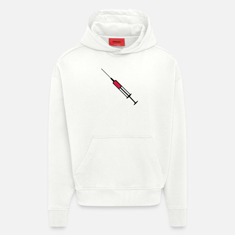 Spritze - Hoodie- made by SPREAD  - OFF WHITE