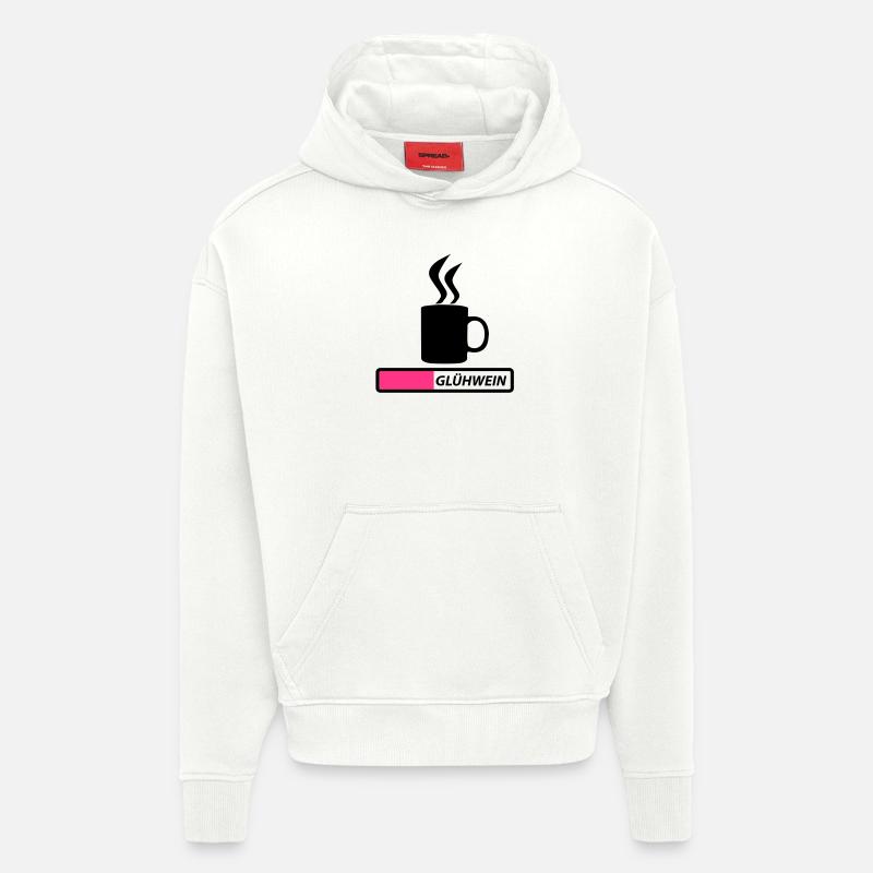 gluehwein - Hoodie- made by SPREAD - OFF WHITE