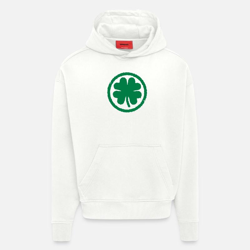 Shamrock - Hoodie- made by SPREAD  - OFF WHITE