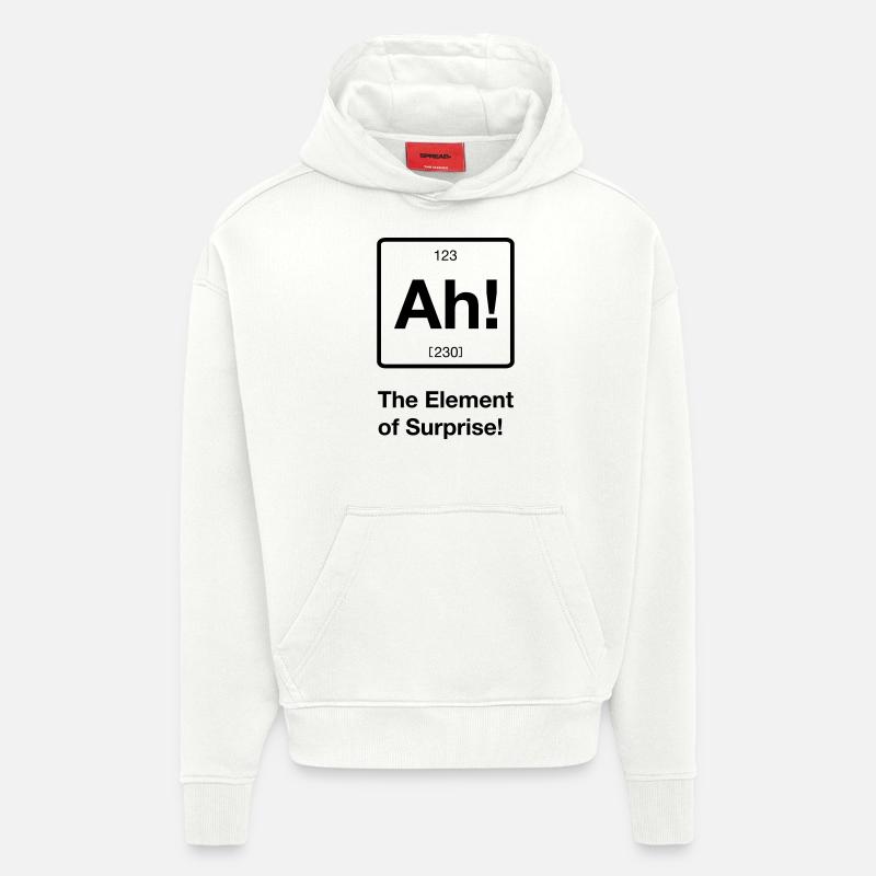 Ah! The Element Surprise - Hoodie- made by SPREAD  - OFF WHITE