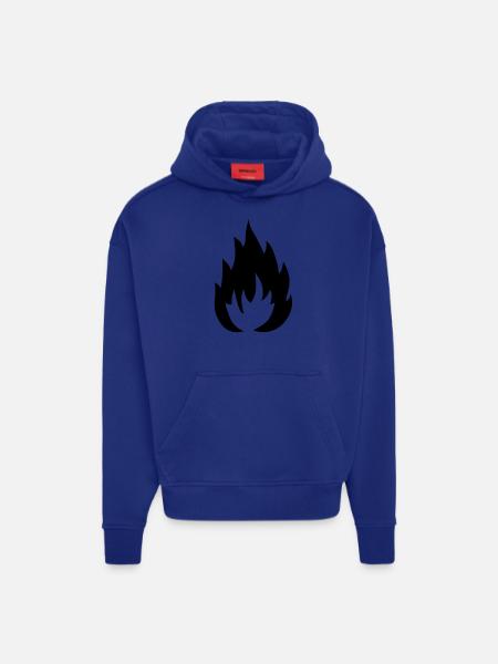 Flamme - Hoodie- made by SPREAD  - OFF WHITE