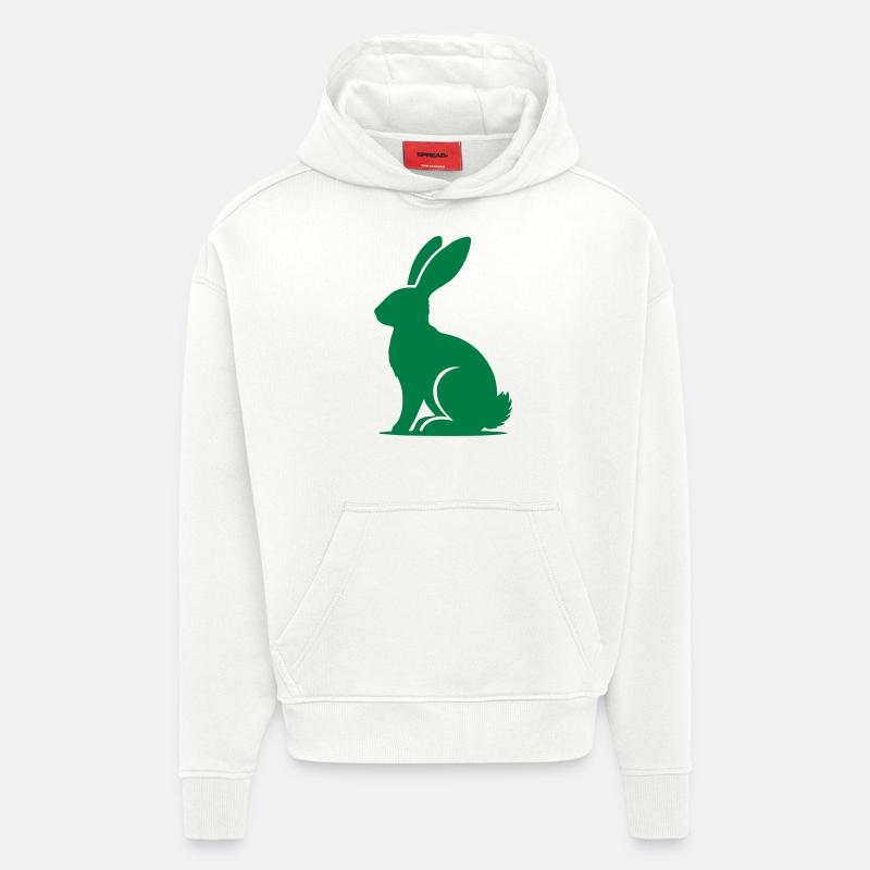 hase - Hoodie- made by SPREAD  - OFF WHITE